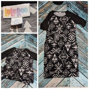 Lularoe‎ XL Black and White Julia Dress